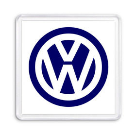 Магнит 55*55 с принтом mini logo Volkswagen , Пластик | Размер: 65*65 мм; Размер печати: 55*55 мм | volkswagen | авто | автобренды | логотип volkswagen | логотип фольцваген | тачки | фольцваген