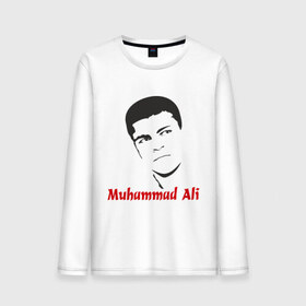 Мужской лонгслив хлопок с принтом Muhammad Ali (2) , 100% хлопок |  | Тематика изображения на принте: мухаммед али