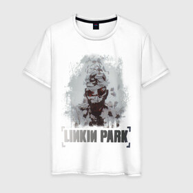 Мужская футболка хлопок с принтом Linkin Park , 100% хлопок | прямой крой, круглый вырез горловины, длина до линии бедер, слегка спущенное плечо. | linkin | linkin park | park | линкин парк