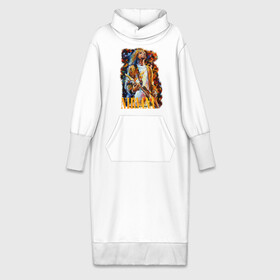 Платье удлиненное хлопок с принтом Nirvana Kurt Cobain ,  |  | kurt cobain | nirvana | курт кобейн | нирвана