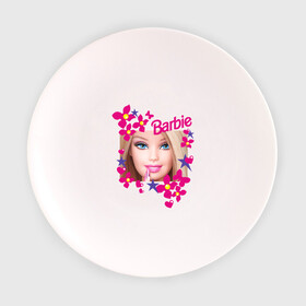 Тарелка 3D с принтом Барби красавица , фарфор | диаметр - 210 мм
диаметр для нанесения принта - 120 мм | 90 | 90 е | barbie | барби | ностальгия