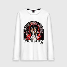Мужской лонгслив хлопок с принтом Hellsing символ Алукарда , 100% хлопок |  | anime | hellsing | аниме | анимэ | манга | хеллсинг