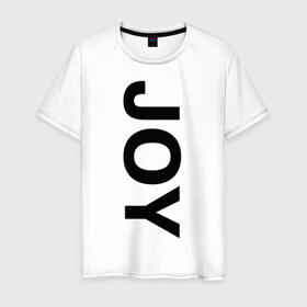 Мужская футболка хлопок с принтом Joy BMW , 100% хлопок | прямой крой, круглый вырез горловины, длина до линии бедер, слегка спущенное плечо. | bmw | joy | motosport | авто | автобренды | бмв | бэха | логотип бмв