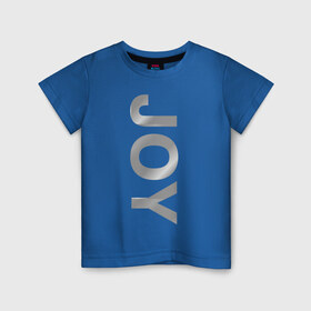 Детская футболка хлопок с принтом Joy metal , 100% хлопок | круглый вырез горловины, полуприлегающий силуэт, длина до линии бедер | автобренды | автомобильные | джой | машина | тачка