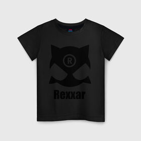 Детская футболка хлопок с принтом rexxar , 100% хлопок | круглый вырез горловины, полуприлегающий силуэт, длина до линии бедер | dota | dota 2 | dota2 | r | rexxar | дота 2 | игры | рексар