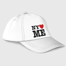 Бейсболка с принтом Ny love me нью йорк любит меня , 100% хлопок | классический козырек, металлическая застежка-регулятор размера | Тематика изображения на принте: i love | ny love me | нью йорк любит меня | я люблю