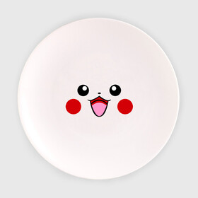 Тарелка 3D с принтом Серый Pikachu , фарфор | диаметр - 210 мм
диаметр для нанесения принта - 120 мм | happy pikachu | pikachu | пикачу | покемоны | счастливый пикачу