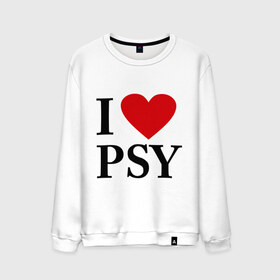 Мужской свитшот хлопок с принтом I love PSY , 100% хлопок |  | gangnam style | интернет приколы | корейский репер | корейский рэп | корея