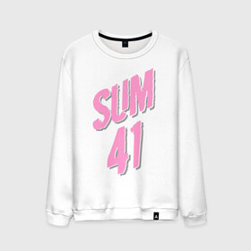 Мужской свитшот хлопок с принтом Sum 41 pink , 100% хлопок |  | rock | музыка | музыкальные стили | панк | панк рок | рок