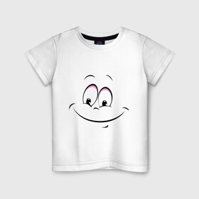 Детская футболка хлопок с принтом Позитив со всех сторон , 100% хлопок | круглый вырез горловины, полуприлегающий силуэт, длина до линии бедер | позитив | позитив и смайлы | позитив со всех сторон