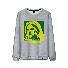 Мужской свитшот хлопок с принтом Kurt 1967-1994 , 100% хлопок |  | kurt cobain | nirvana | группы | курт кобейн | музыка | музыкальные группы. курт | нирвана