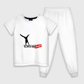 Детская пижама хлопок с принтом Turnikman 2013 , 100% хлопок |  брюки и футболка прямого кроя, без карманов, на брюках мягкая резинка на поясе и по низу штанин
 | workout | воркаут | тренажеры | турникмен | турникмэн