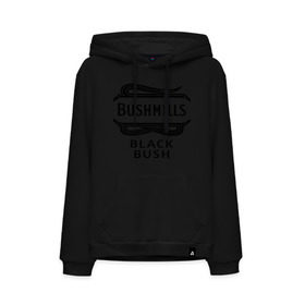 Мужская толстовка хлопок с принтом Bushmills black bush , френч-терри, мягкий теплый начес внутри (100% хлопок) | карман-кенгуру, эластичные манжеты и нижняя кромка, капюшон с подкладом и шнурком | club | dj | бушмилс | виски | для барменов | клубные