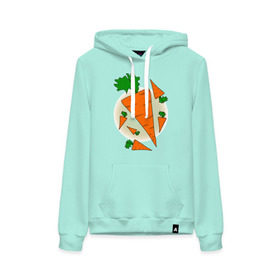 Женская толстовка хлопок с принтом Carrot , френч-терри, мягкий теплый начес внутри (100% хлопок) | карман-кенгуру, эластичные манжеты и нижняя кромка, капюшон с подкладом и шнурком | 14 feb | 14 февраля | влюбленным | день святого валентина | любовь | морковка | морковь | парные
