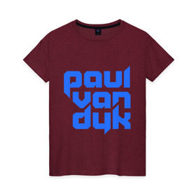 Женская футболка хлопок с принтом Paul , 100% хлопок | прямой крой, круглый вырез горловины, длина до линии бедер, слегка спущенное плечо | club | evolution | paul van dyk | trance | клубная музыка | пол ван дюк | транс