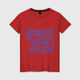 Женская футболка хлопок с принтом Paul Van Dyk контур , 100% хлопок | прямой крой, круглый вырез горловины, длина до линии бедер, слегка спущенное плечо | club | evolution | paul van dyk | trance | клубная музыка | пол ван дюк | транс