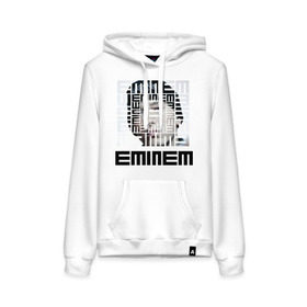 Женская толстовка хлопок с принтом Eminem grey , френч-терри, мягкий теплый начес внутри (100% хлопок) | карман-кенгуру, эластичные манжеты и нижняя кромка, капюшон с подкладом и шнурком | хип хоп