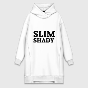 Платье-худи хлопок с принтом Slim shady. E ,  |  | eminem | slim shady | зарубежный рэп | музыка | репчик | рэп | эминем