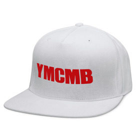 Кепка снепбек с прямым козырьком с принтом Logo YMCMB , хлопок 100% |  | swag | модный | сваг | свег | свог | свэг | стиль