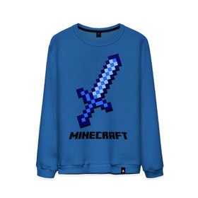 Мужской свитшот хлопок с принтом Меч minecraft , 100% хлопок |  | boom | minecraft | игры | компьютерные игры | майнкрафт