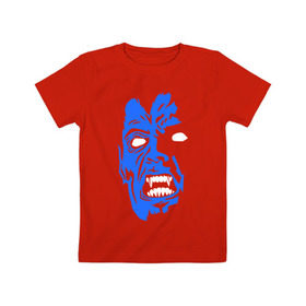 Детская футболка хлопок с принтом Вампир (Vampire) , 100% хлопок | круглый вырез горловины, полуприлегающий силуэт, длина до линии бедер | vampire | вампир