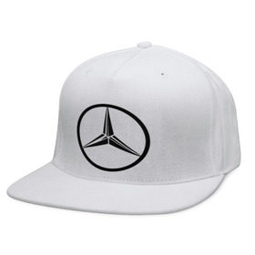 Кепка снепбек с прямым козырьком с принтом Mercedes-Benz logo , хлопок 100% |  | mercedes | mercedes benz | логотип mercedes | логотип mercedes benz | логотип мерседерс бенс | мерен | мерседерс | мерседерс бенс
