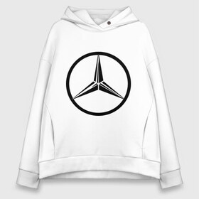 Женское худи Oversize хлопок с принтом Mercedes-Benz logo , френч-терри — 70% хлопок, 30% полиэстер. Мягкий теплый начес внутри —100% хлопок | боковые карманы, эластичные манжеты и нижняя кромка, капюшон на магнитной кнопке | mercedes | mercedes benz | логотип mercedes | логотип mercedes benz | логотип мерседерс бенс | мерен | мерседерс | мерседерс бенс