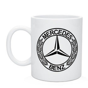 Кружка с принтом Mercedes-Benz , керамика | объем — 330 мл, диаметр — 80 мм. Принт наносится на бока кружки, можно сделать два разных изображения | mercedes | mercedes benz | логотип mercedes | логотип mercedes benz | логотип мерседерс бенс | мерен | мерседерс | мерседерс бенс