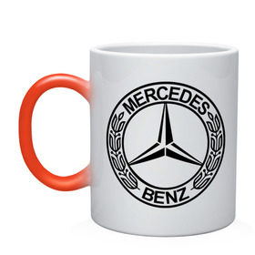 Кружка хамелеон с принтом Mercedes-Benz , керамика | меняет цвет при нагревании, емкость 330 мл | mercedes | mercedes benz | логотип mercedes | логотип mercedes benz | логотип мерседерс бенс | мерен | мерседерс | мерседерс бенс