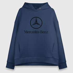 Женское худи Oversize хлопок с принтом Logo Mercedes-Benz , френч-терри — 70% хлопок, 30% полиэстер. Мягкий теплый начес внутри —100% хлопок | боковые карманы, эластичные манжеты и нижняя кромка, капюшон на магнитной кнопке | mercedes | mercedes benz | логотип mercedes | логотип mercedes benz | логотип мерседерс бенс | мерен | мерседерс | мерседерс бенс