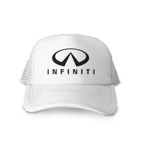 Кепка тракер с сеткой с принтом Infiniti logo , трикотажное полотно; задняя часть — сетка | длинный козырек, универсальный размер, пластиковая застежка | infiniti автомобиль | автомобиль инфинити | инфинити | логотип infiniti | логотип инфинити