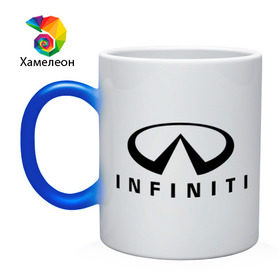 Кружка хамелеон с принтом Infiniti logo , керамика | меняет цвет при нагревании, емкость 330 мл | infiniti автомобиль | автомобиль инфинити | инфинити | логотип infiniti | логотип инфинити