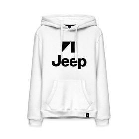 Мужская толстовка хлопок с принтом Jeep logo , френч-терри, мягкий теплый начес внутри (100% хлопок) | карман-кенгуру, эластичные манжеты и нижняя кромка, капюшон с подкладом и шнурком | jeep | автомобиль jeep | автомобиль джип | джип | логотип jeep | логотип джип