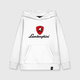 Детская толстовка хлопок с принтом Logo lamborghini , 100% хлопок | Круглый горловой вырез, эластичные манжеты, пояс, капюшен | lamborghini | автомобиль lamborghini | ламборджини | ламборджини автомобиль | логотип lamborghini | логотип ламборджини