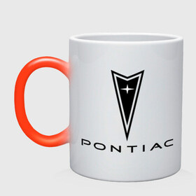 Кружка хамелеон с принтом Pontiac logo , керамика | меняет цвет при нагревании, емкость 330 мл | pontiac | автомобиль pontiac | логотип pontiac | логотип понтиак | понтиак | понтиак автомобиль
