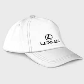 Бейсболка с принтом Lexus logo , 100% хлопок | классический козырек, металлическая застежка-регулятор размера | Тематика изображения на принте: lexus | автобренды | автолюбителям | бренд | лексус | логотип