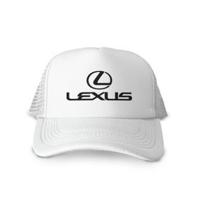 Кепка тракер с сеткой с принтом Lexus logo , трикотажное полотно; задняя часть — сетка | длинный козырек, универсальный размер, пластиковая застежка | lexus | автобренды | автолюбителям | бренд | лексус | логотип