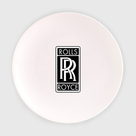 Тарелка 3D с принтом Rolls-Royce , фарфор | диаметр - 210 мм
диаметр для нанесения принта - 120 мм | Тематика изображения на принте: rolls royce | rr | автобренды | автолюбителям | бренд | логотип | ролл ройс | ролс ройс