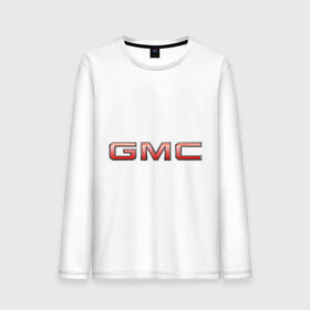 Мужской лонгслив хлопок с принтом Logo GMC , 100% хлопок |  | 