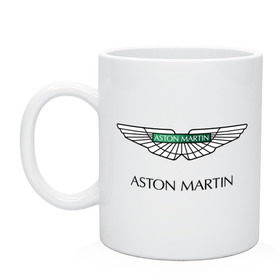 Кружка с принтом Aston Martin logo , керамика | объем — 330 мл, диаметр — 80 мм. Принт наносится на бока кружки, можно сделать два разных изображения | Тематика изображения на принте: aston martin | автобренды | автолюбителям | астин мартин | астон мартин | бренд | для автовладельцев | для автолюбителей | логотип