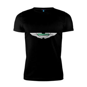 Мужская футболка премиум с принтом Aston Martin logo , 92% хлопок, 8% лайкра | приталенный силуэт, круглый вырез ворота, длина до линии бедра, короткий рукав | aston martin | автобренды | автолюбителям | астин мартин | астон мартин | бренд | для автовладельцев | для автолюбителей | логотип