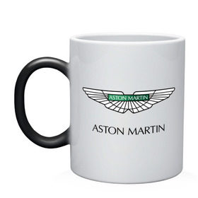 Кружка хамелеон с принтом Aston Martin logo , керамика | меняет цвет при нагревании, емкость 330 мл | aston martin | автобренды | автолюбителям | астин мартин | астон мартин | бренд | для автовладельцев | для автолюбителей | логотип