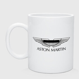 Кружка с принтом Logo Aston Martin , керамика | объем — 330 мл, диаметр — 80 мм. Принт наносится на бока кружки, можно сделать два разных изображения | aston martin | автобренды | автолюбителям | астин мартин | астон мартин | бренд | для автовладельцев | для автолюбителей | логотип