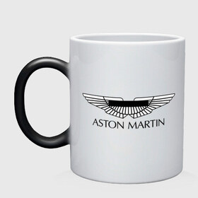 Кружка хамелеон с принтом Logo Aston Martin , керамика | меняет цвет при нагревании, емкость 330 мл | aston martin | автобренды | автолюбителям | астин мартин | астон мартин | бренд | для автовладельцев | для автолюбителей | логотип
