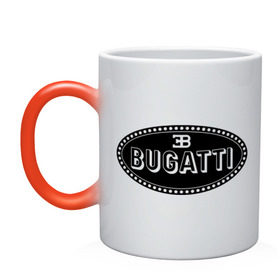 Кружка хамелеон с принтом Bugatti logo , керамика | меняет цвет при нагревании, емкость 330 мл | bugati | bugatti | автобренды | автолюбителям | бренд | бугати | бугатти | для автовладельцев | для автолюбителей | логотип