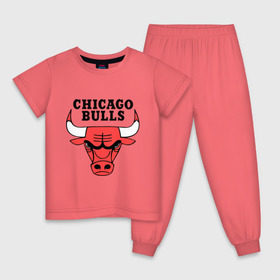 Детская пижама хлопок с принтом Chicago bulls logo , 100% хлопок |  брюки и футболка прямого кроя, без карманов, на брюках мягкая резинка на поясе и по низу штанин
 | Тематика изображения на принте: chicago bulls | newtop | swag | swag style | toplanding | одежда сваг | сваг | сваг стиль | свег | свог | свэг | чикаго булз