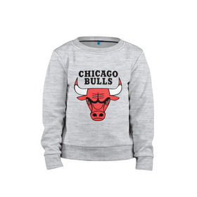 Детский свитшот хлопок с принтом Chicago bulls logo , 100% хлопок | круглый вырез горловины, эластичные манжеты, пояс и воротник | chicago bulls | newtop | swag | swag style | toplanding | одежда сваг | сваг | сваг стиль | свег | свог | свэг | чикаго булз