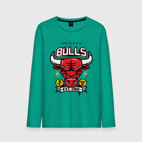 Мужской лонгслив хлопок с принтом Chicago bulls. Est 1966 , 100% хлопок |  | chicago bulls | swag | swag style | икаго булз | одежда сваг | сваг | сваг стиль | свег | свог | свэг