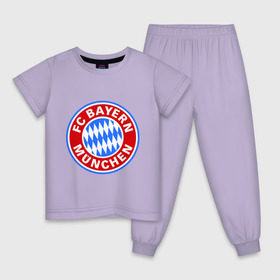 Детская пижама хлопок с принтом Bavaria-Munchen , 100% хлопок |  брюки и футболка прямого кроя, без карманов, на брюках мягкая резинка на поясе и по низу штанин
 | бавария