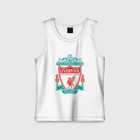 Детская майка хлопок с принтом Liverpool logo ,  |  | ливерпуль